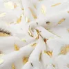 Pillow Nordic Feather Gilded Plush Cover 45x45cm Decorative Sofa Home Decor Solid Color Throw Pillowcases Design