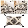 Cuscino Boho Fodere per cuscini Federe morbide decorative tessute per soggiorno Home El Divano letto divano