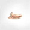 2022 Designer Band Rings Ring for Women Men Zirconia Engagement Titanium Steel Wedding Rings smycken g￥vor Fashion Accessories Hot No Boxtz1w