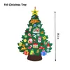 Christmas Decorations Kids DIY Felt Tree Set Decoration For Home Children Year Gifts 2022 Door Wall Windows Hanging Top Sale
