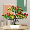 Symulacja kwiatów dekoracyjna Ruyi Lucky Fruit Tree Zielone rośliny sztuczne doniczkowe bonsai salon sypialnia sklep home home wewnętrzny