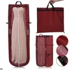 의류 저장 2 이용 웨딩 드레스 먼지 덮개 핸드백 가운 먼지 방진 접을 수있는 옷 가방 가정
