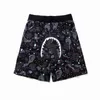 Mäns shorts Shark Mouth Head Designer Men's Shorts Par Sports Ape broderade strandbyxor Baby Högkvalitativa klädshorts 81