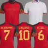 2022 Belge Soccer Jersey E.Hazard T.Hazard R.Lukaku Tielemans 22 23 De Bruyne Witsel Batshuayi Mertens Football Froot