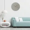 Wall Clocks Non-digital Clock 12 Inch Silent Battery Operated Elegant Quartz Decorative Round