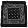 Hats 6 Pcs Bandanas Paisley Man And Woman 57 X Cm 3 Black Red Navy Blue & White