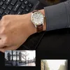 Armbanduhr Yazole hochwertige Geschäftsleute Watch Practical wasserdichte Kalenderwoche Displayfunktionen Lederband Relogio Maskulino 374