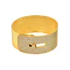 Bangle Bracelets On Hand For Women With Full Nature Stone Crystal Fashion Punk Light Yellow Color Bangles Jewelry