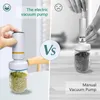 Tafelmatten Elektrische handheld Mason Jar Vacuüm Kit Universele Sealers Bevestiging Canning Levers Made of Food Grade Silicone