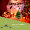 Juldekorationer 6st stora Xmas Tree Stand Small Platform Artificial Roting