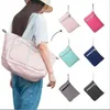 Bolsas de lona Plegable Almacenamiento de viaje Equipaje Llevar en organizador Mano Hombro Bolsa de lona