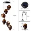 Saiten Halloween LED Lichterketten Tragbare 6 Kürbisschädel Geister Skelette für Home Bar Dekoration Party Supplies