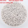 200pcs 3-8mm Metal Iron Beads for Jewelry Making Loose Spacer Ball Hole 1-3mm Bracelets Jewelr Components DIY BH306