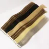 Tape In Human Hair Extensions 20pcs/50g Set Adhesive Skin Weft