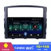 9 tum Android Car DVD Head Unit-spelare för Mitsubishi Pajero V97/V93 2006-2013 Radio GPS Navigation Stereo