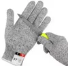 Gants résistants aux coupures Protection de sécurité Ustensiles de cuisson cerf-volant Gant de coupe pour la cuisine trancher la viande Huître Décollage Hommes Travaillant Gants de pêche en plein air t102