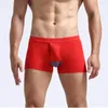 Underpants Scrotum Separation Men's Panties Modal Underwear Men Boxer Escroto Pouch Mid Rise Sexy Slips Hole Breathable White