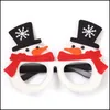 Dekoracja imprezy 2022 Świąteczne okulary dekoracja impreza dziecięca zabawki