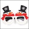 Party Decoration 2022 Christmas Glasses Decoration Party Childrens Toys Xmas Decor Gift Wholesale Drop Delivery 2021 Home Garde Mjbag Dhyrw