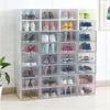 Storage Boxes & Bins 1piece Shoe Box Shoes Artifact Transparent Plastic Japan Flip Drawer A