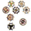 Doppio strato di dito in lega di metallo Spinner gioco a mano scatola di imballaggio cuscinetto girare giocattoli per bambini decompressione giocattolo Spinners 1135