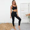 Actieve sets naadloze leggings dames yoga set sport outfit voor vrouw gym workout kleding sport beha pant dames trainingspak