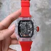 Titta på Designer Luxury Mens Mechanics Watches Richa Milles Wristwatch Business Leisure RM35-02 Hela automatiska mekaniska kristallfodral M UTVQ