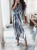 Party Dresses Chic Floral Print Belt Shirt Dress Women Sexy Ruched Bodycon Maxi Dress Office Ladies Casual Vestido 2022 Autumn Elegant Clothes T220930