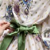 Französische Minderheit Leicht Luxus Blumen einteiliges Kleid für Frauen mit hohem Gefühlsgefühl von Eleganz und sanftem Temperament gedruckter A-Line-Rock