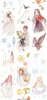 Gift Wrap Fairy Girls and Flying Birds Pet Washi Tapes Junk Journal Masking Tape Adhesive Diy Scrapbooking Stickers