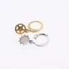 Hoop Earrings Stainless Steel 10/20pcs 20mm Hook Antiallergic Unfading Connector 2 Colors DIY Stud Fashion Jewelry Lead/Nickle Free