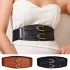 Ceintures élastique large Corset pour femmes taille grande taille ceinture femme robe ceinture grand Stretch Cummerbunds vêtements accessoire