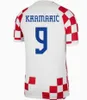 2022 Croacia Soccer Jerseys Mandzukic Modric Perisic Kalinic Football Room 22 23 Croazia Rakitic Horatia Kovacic Men Kid