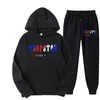 Trapstar Hoodie Sportswear Men Tracksuit Märke Tryckt 16 färger Varma två stycken Set Loose Sweatshirt P