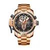 Orologi da polso Reef Tiger/RT Orologio automatico in oro rosa per uomo Fashion Design Bracciale meccanico Relogio Masculino RGA3591