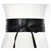 Ceintures Pu Leather Bowknot trois pièces pour dames Vérifiez la taille décorative scellé pour les femmes de mariage Waistbrand BG-413