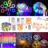 LED String Lights USB POWERED 1M 2M 3M 4M 5M 10M 20M 20Mマルチカラー利用可能なおとぎ話クリスマスデコレーションライト