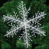 Andra festliga festförsörjningar jul konstgjorda snöflingor 3 st/pack träd dekor snö falska snöflingor dekorationer för hem nr mxhome dhdu6