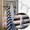 Hooks 2/4/8/16 Pcs High Quality Hanger For Heated Towel Radiator Rail Clothes Bath Hook Holder Percha Plegable Scarf