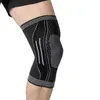 膝パッドDelkeli 1PCニットサポートスリーブ膝蓋骨膝乳頭保護保護疼痛救済のためのスリップスリップブレースパッド