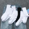 Meias masculinas Men Solid Casal Sport Cotton Streetwear preto Mulheres brancas Slouch Sock Calcetinas Mujer Calcetaswomen