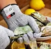 Guantes resistentes a los cortes Protección de seguridad Utensilios para hornear vuelo de cometas Guante de corte para cocina rebanar Carne Ostra Desvainar Hombres que trabajan Guantes de pesca al aire libre t102