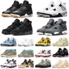 Atacado Jumpman 4s Desert Moss Basketball Shoes Para Homens Feminino 4 Universidade Azul Branco Oreo Taupe Haze Bred Sail Court Roxo Mens JORDON