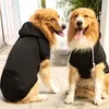 Vêtements pour chiens automne hiver gros vêtements avec fermeture éclair poche à capuche petit grand manteau veste designer pull pour animaux de compagnie