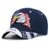 unisex cap eagle flag usa embroidered sun protection ventilated hole baseball cap sport summer sunscreen hip hop adjustable hat