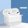 Étuis de protection transparents anti-chocs transparents accessoires pour écouteurs pour Apple Airpods Pro 2 3 2 1 housse en TPU souple avec crochet