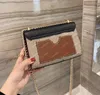 Moda tasarımcıları kabuk çantası Lady çanta harfli omuz çantaları vintage messenger kadınlar crossbody totes cüzdan üst