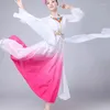 ارتداء المرحلة الصينية الرقص التقليدي الأزياء العرقية الكلاسيكية الأزياء الوطنية القديمة 4584