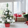 Decorações de Natal Luz ornamental corda PVC LED de mesa brilhante decoração de pó Props Tree 1 Conjunto