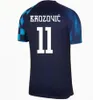 2022 Croacia 축구 유니폼 Mandzukic Modric Perisic Kalinic Football Shirt 22 23 Croazia Rakitic Croatia Kovacic 남자 키트 유니폼